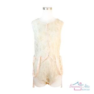Victoria secret sexy lingerie flower embroidery on lace Light pink